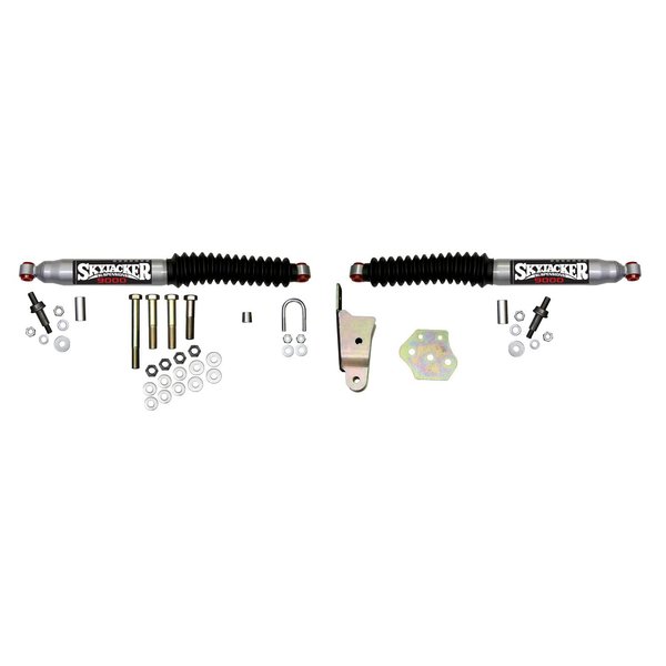 Skyjacker DUAL STABILIZER KIT, SILVER W/ BLACK BOOTS 9217